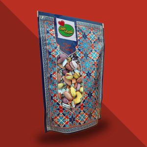 بسته بندی آجیل دورهمی شیرین آجیل